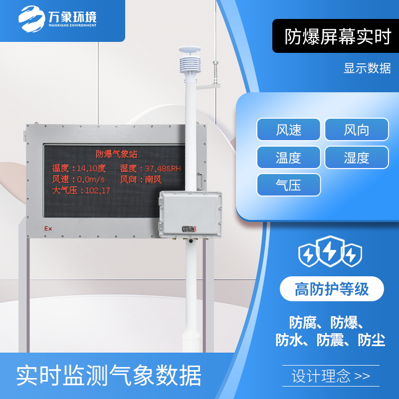 化工廠區(qū)防爆氣象站