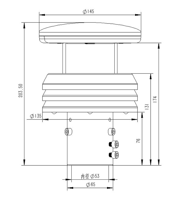 金屬款氣象傳感器