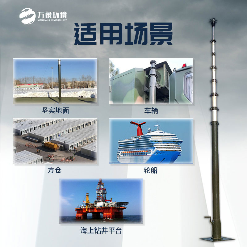 手動(dòng)可升降避雷針
